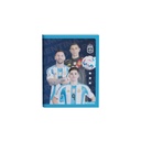 CUADERNO MOOVING 16X21 TAPA FLEXIBLE ABROCHADO 48 HOJAS AFA SELECCION