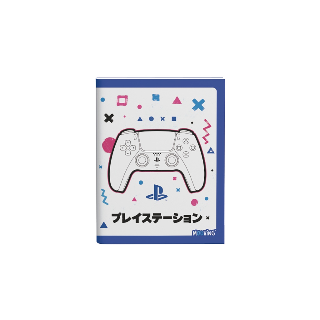 CUADERNO MOOVING 16X21 TAPA FLEXIBLE ABROCHADO 48 HOJAS PLAYSTATION