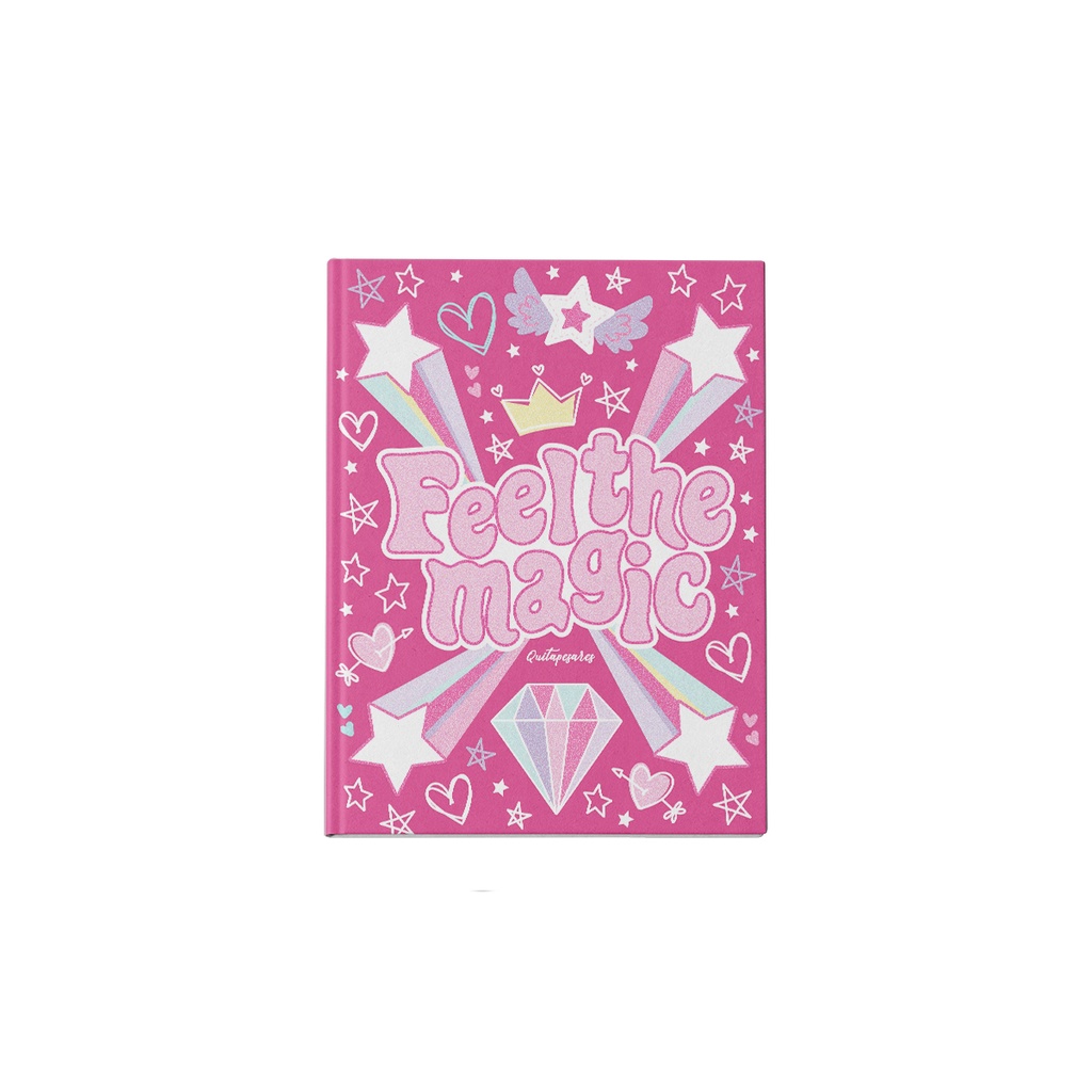 CUADERNO MOOVING 16X21 TAPA DURA COSIDO 48 HOJAS QUITAPESARES