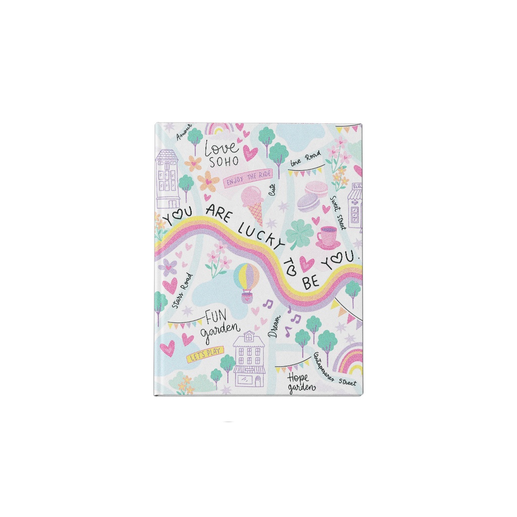 CUADERNO MOOVING 16X21 TAPA DURA COSIDO 48 HOJAS QUITAPESARES