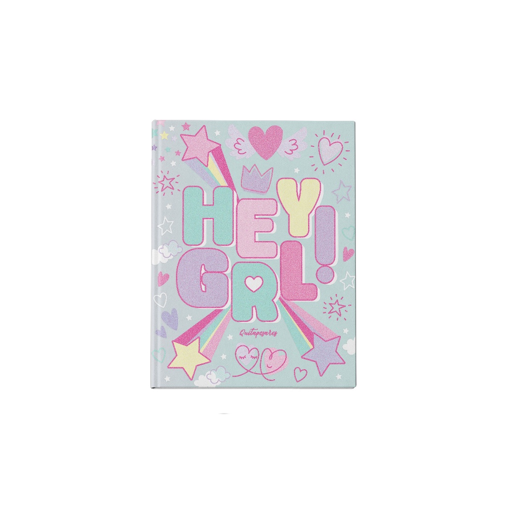 CUADERNO MOOVING 16X21 TAPA DURA COSIDO 48 HOJAS QUITAPESARES