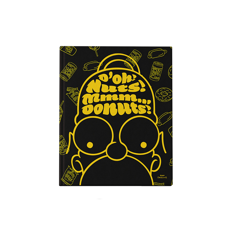 CUADERNO MOOVING 19.5X24 TAPA DURA COSIDO 48 HOJAS SIMPSONS