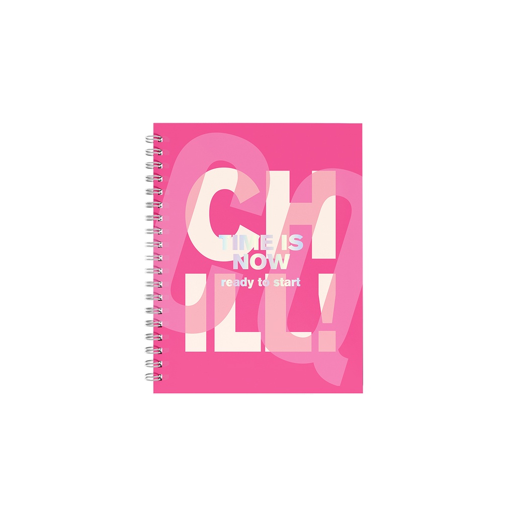 CUADERNO MOOVING 16X21 TAPA DURA CON ESPIRAL 80 HOJAS RAYADAS COMO QUIERES