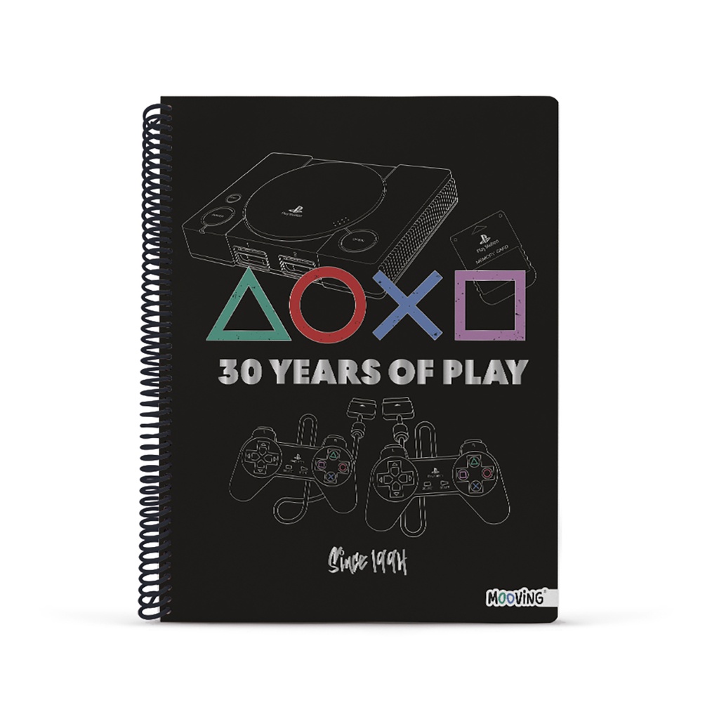 CUADERNO MOOVING A4 UNIVERSITARIO 80 HOJAS PLAYSTATION