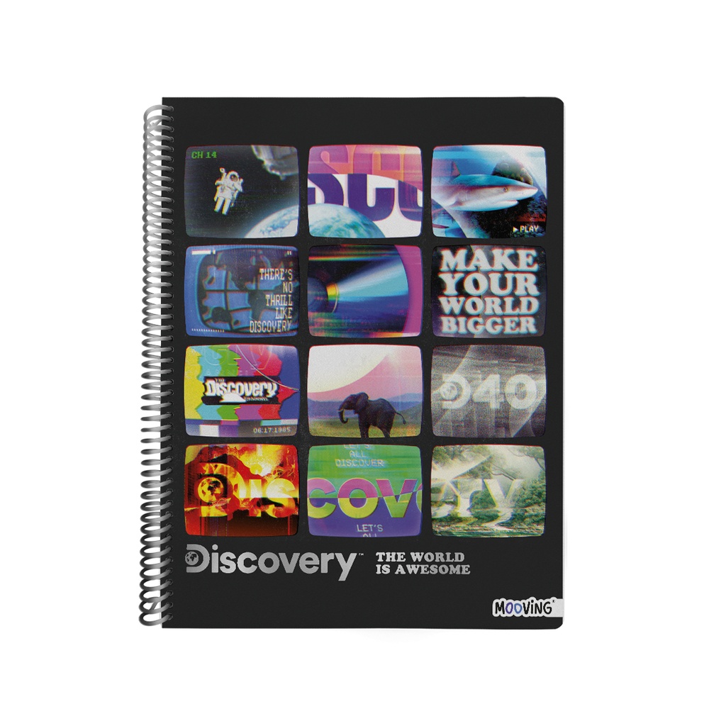 CUADERNO MOOVING A4 UNIVERSITARIO 80 HOJAS DISCOVERY