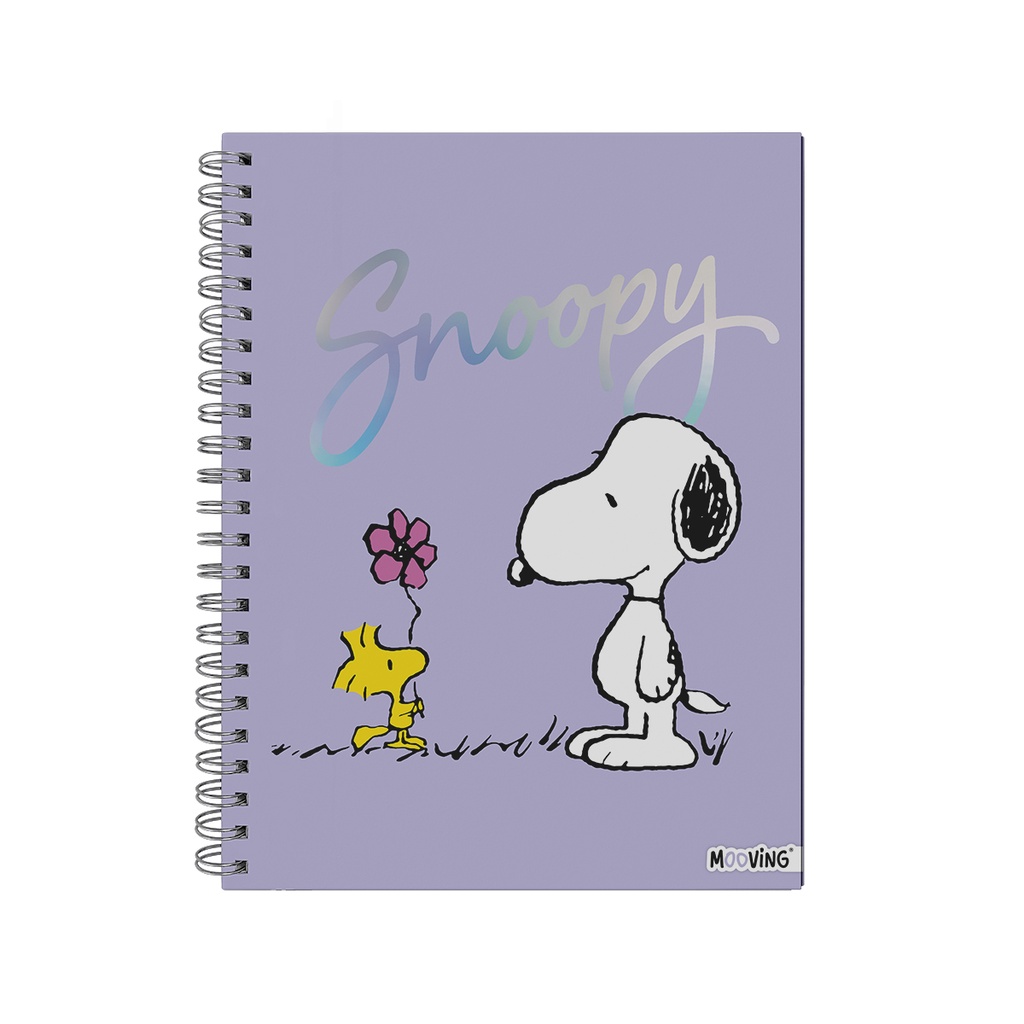 CUADERNO MOOVING A4 TAPA DURA 96 HOJAS SNOOPY