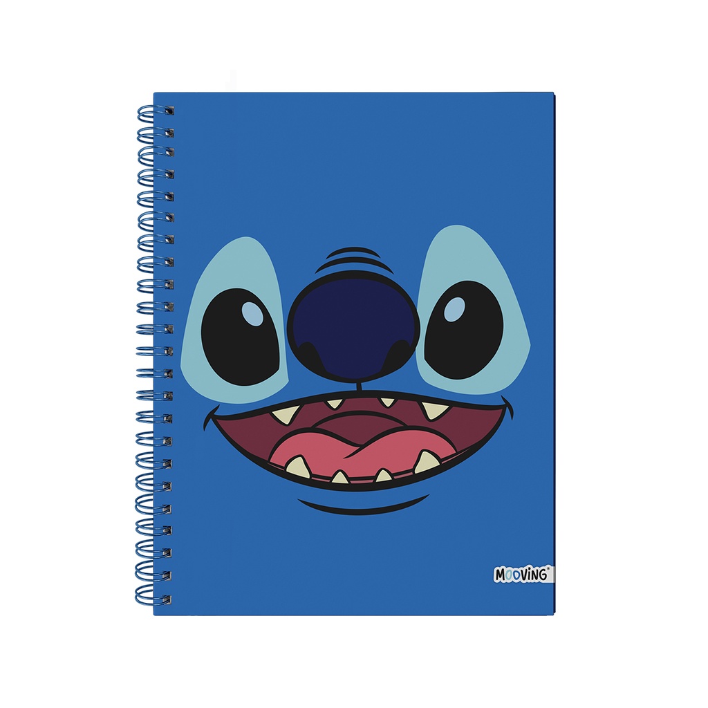 CUADERNO MOOVING A4 TAPA DURA 96 HOJAS STITCH