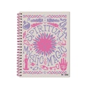 CUADERNO MOOVING A4 TAPA DURA 96 HOJAS MYSTIC