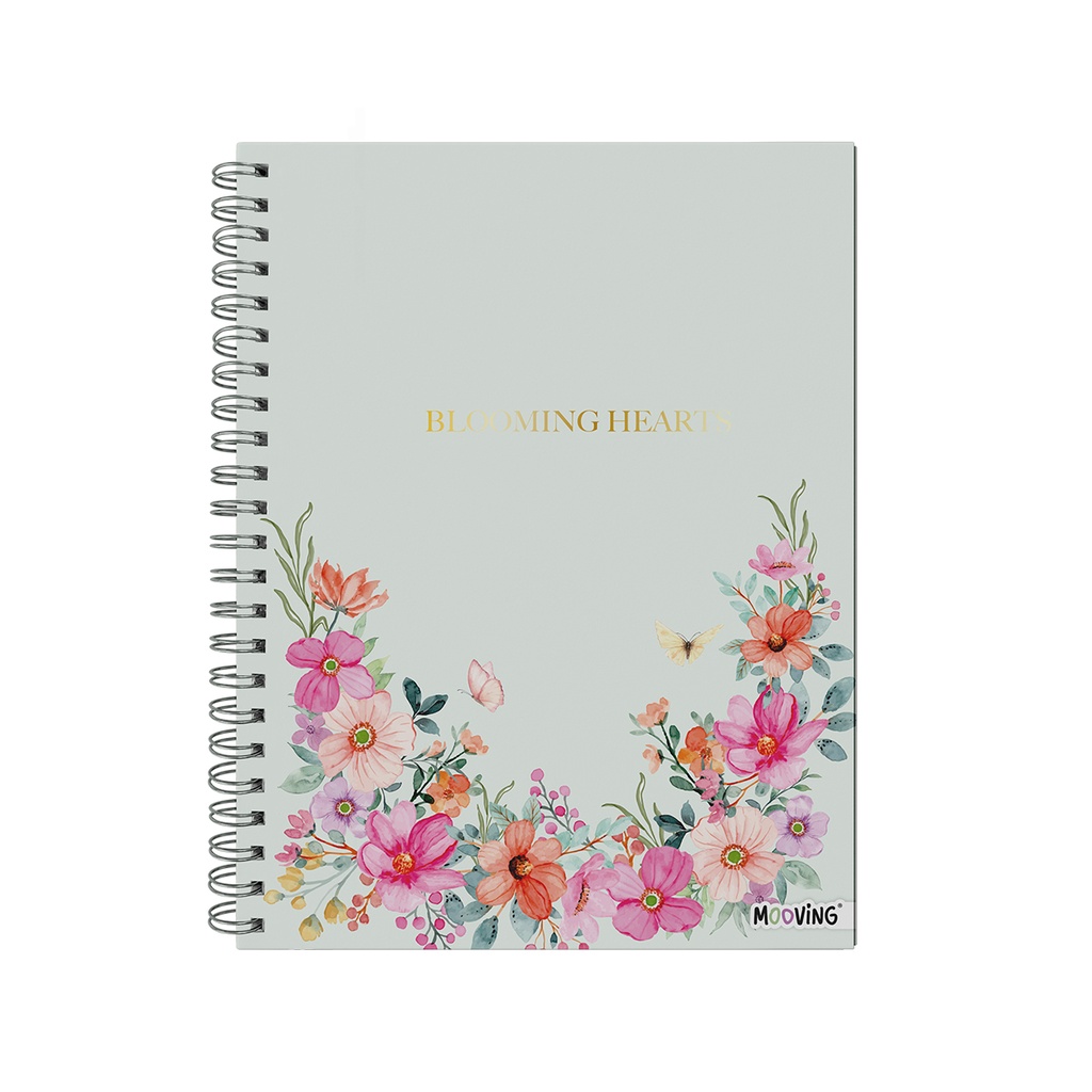 CUADERNO MOOVING A4 TAPA DURA 96 HOJAS GARDEN
