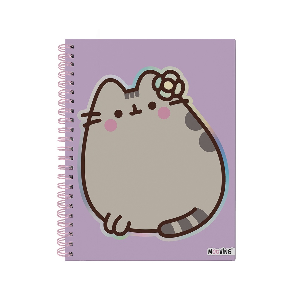 CUADERNO MOOVING A4 TAPA DURA 96 HOJAS PUSHEEN