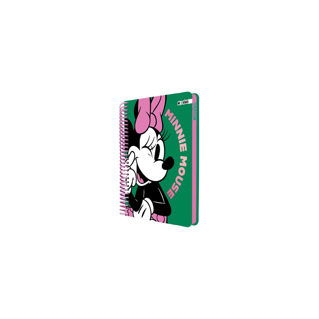 CUADERNO MOOVING POCKET 12X14.5 96 HOJAS MINNIE MOUSE