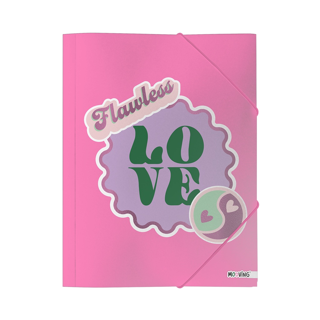 CARPETA MOOVING 3 SOLAPAS OFICIO PINK
