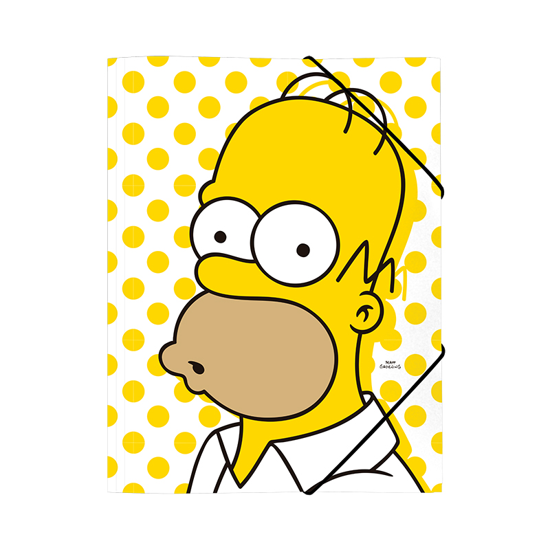 CARPETA MOOVING 3 SOLAPAS OFICIO SIMPSONS