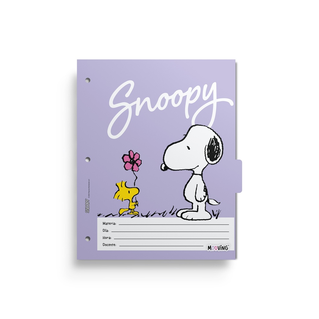 SEPARADOR ESCOLAR MOOVING SNOOPY