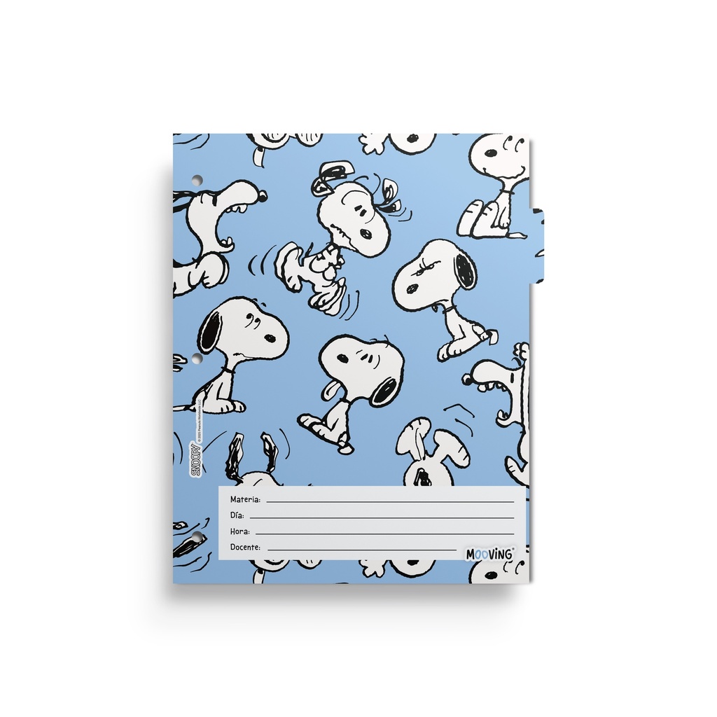 SEPARADOR ESCOLAR MOOVING SNOOPY