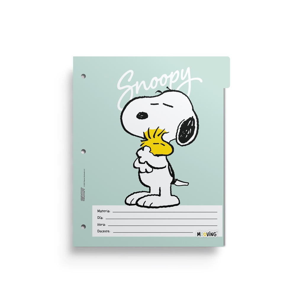 SEPARADOR ESCOLAR MOOVING SNOOPY