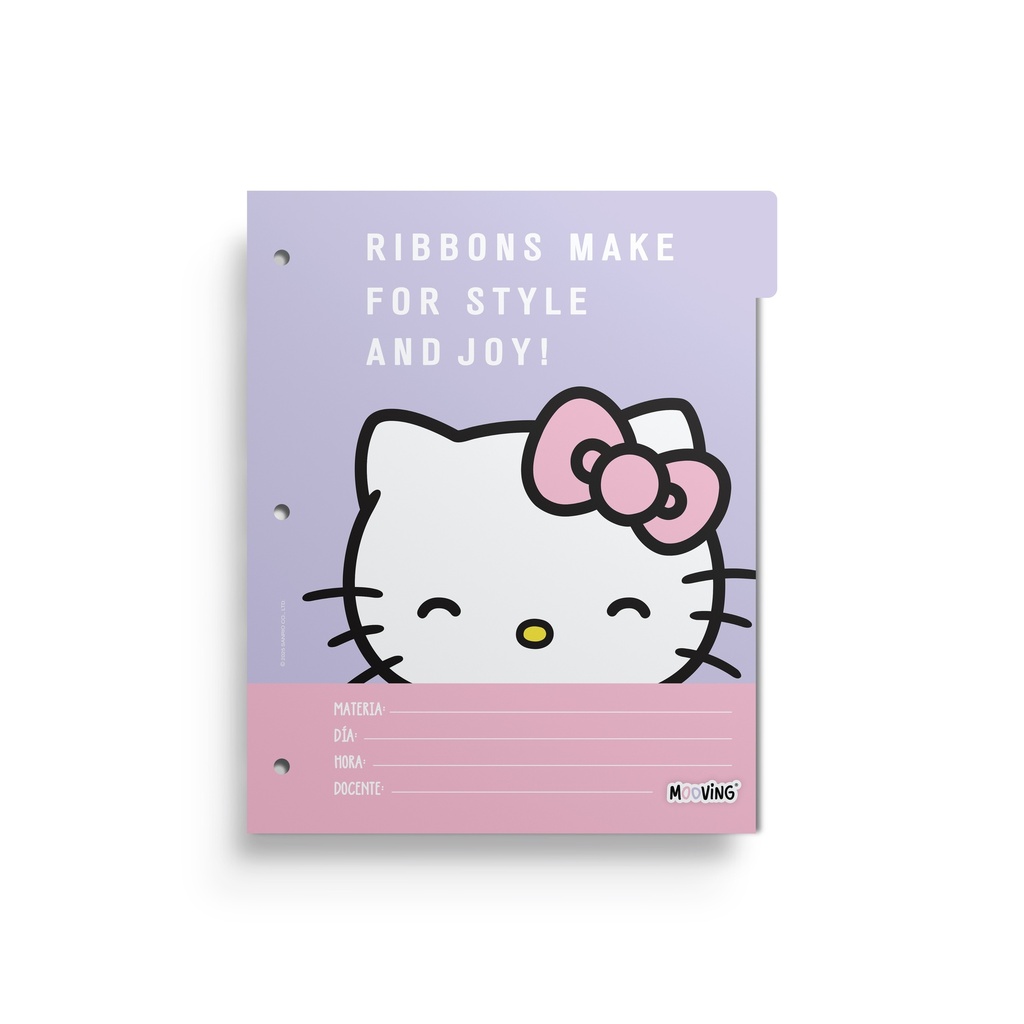 SEPARADOR ESCOLAR MOOVING X6 HELLO KITTY
