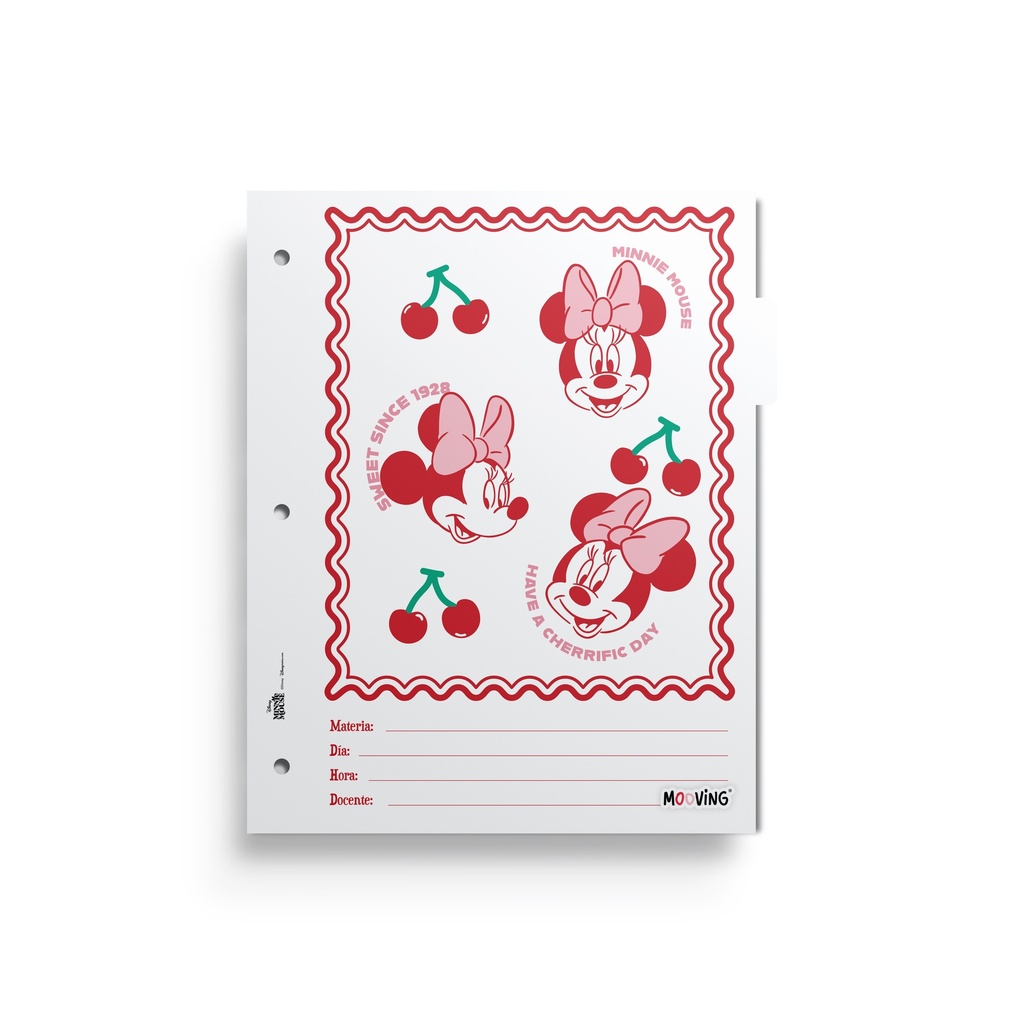 SEPARADOR ESCOLAR MOOVING X6 MINNIE MOUSE