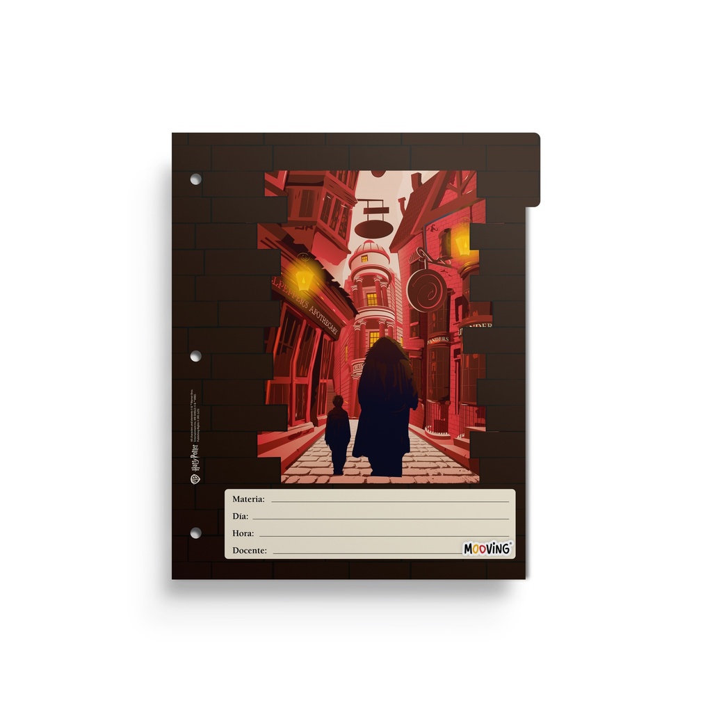 SEPARADOR ESCOLAR MOOVING X6 HARRY POTTER