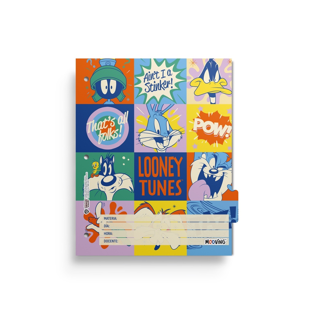 SSEPARADOR ESCOLAR MOOVING X6 LOONEY TUNES