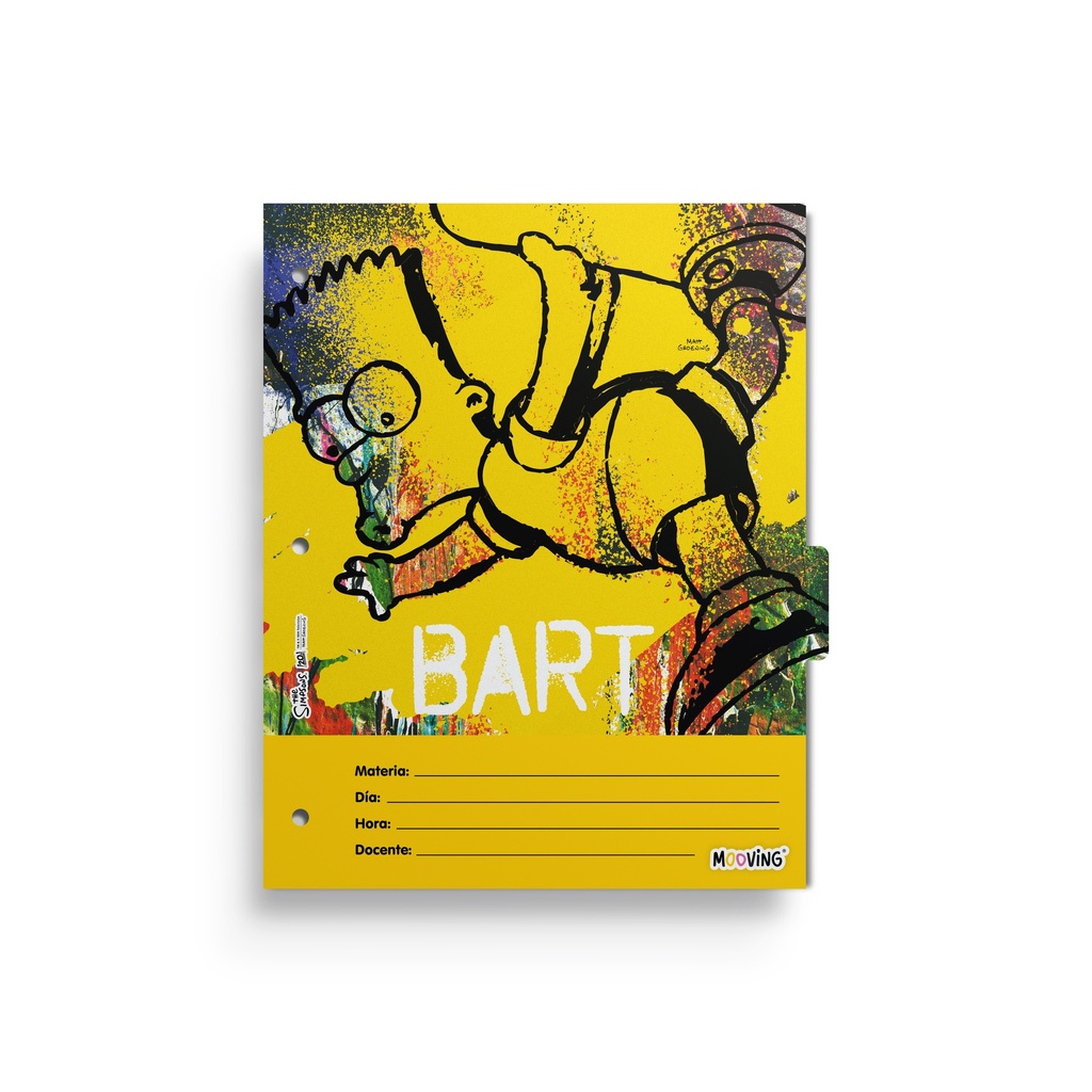 SEPARADOR ESCOLAR MOOVING X6 SIMPSONS