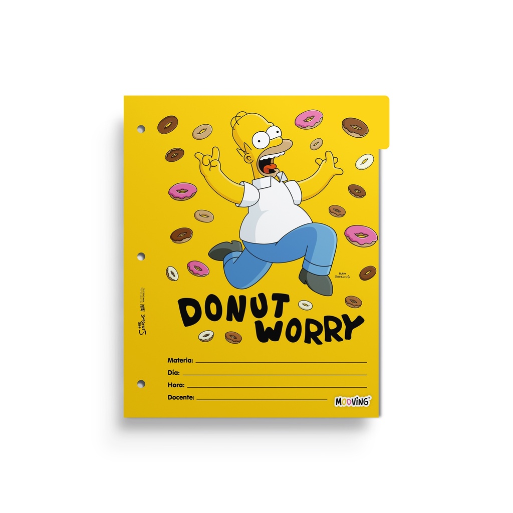 SEPARADOR ESCOLAR MOOVING X6 SIMPSONS