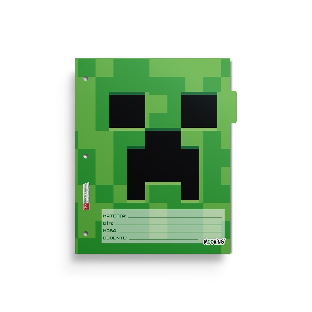 SEPARADOR ESCOLAR MOOVING X6 MINECRAFT