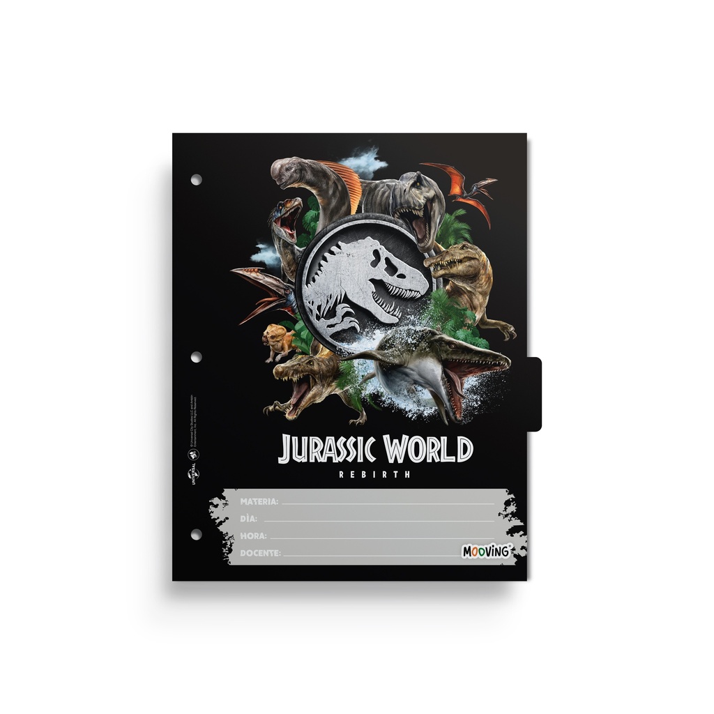 SEPARADOR ESCOLAR MOOVING X6 JURASSIC WORLD