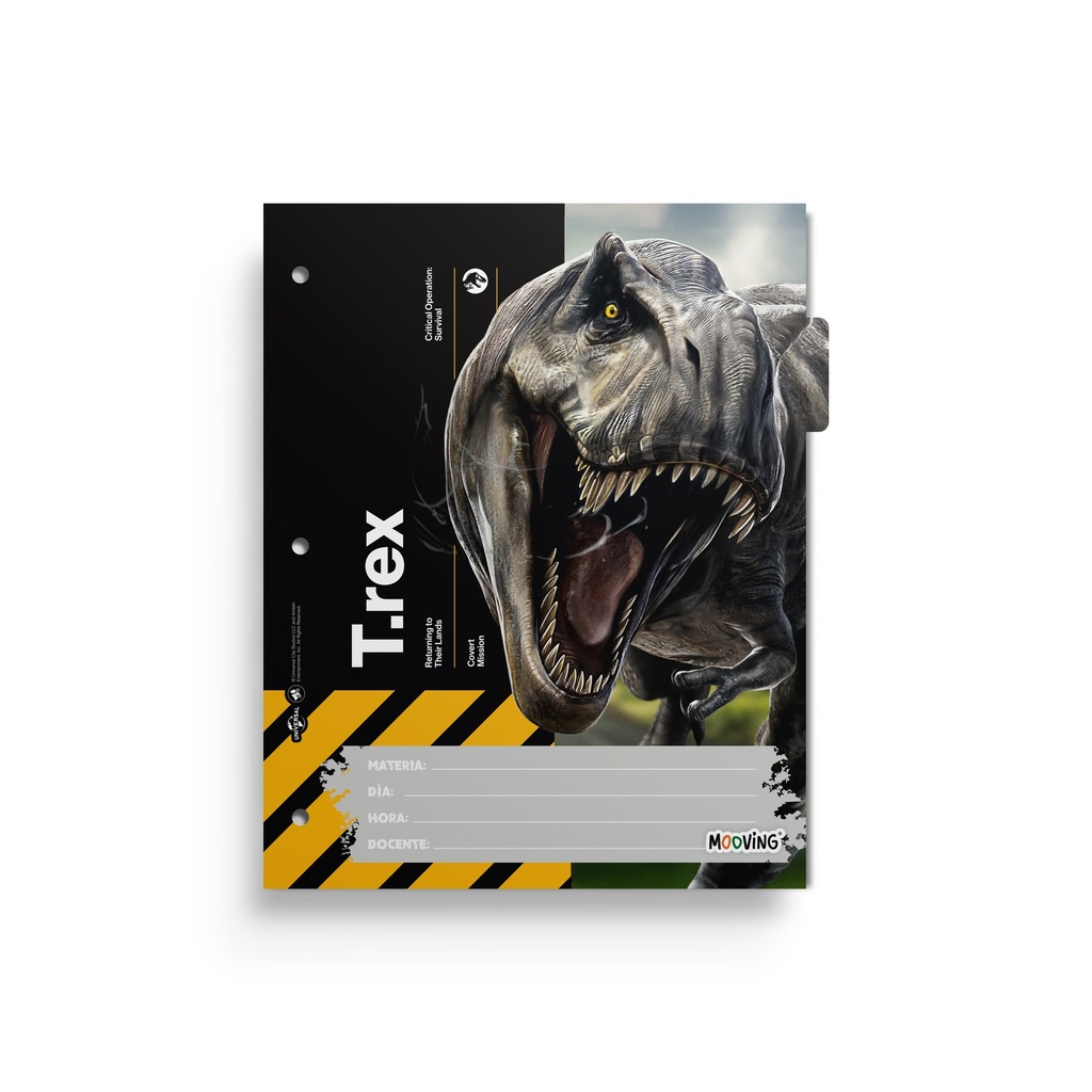 SEPARADOR ESCOLAR MOOVING X6 JURASSIC WORLD