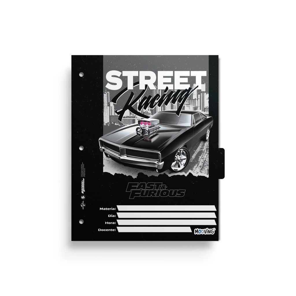 SEPARADOR ESCOLAR MOOVING X6 RAPIDO Y FURIOSO