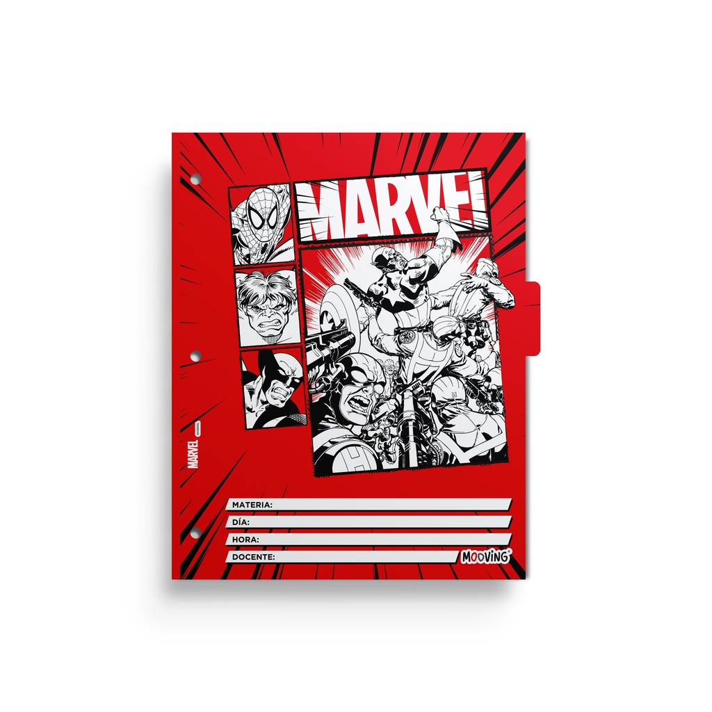 SEPARADOR ESCOLAR MOOVING X6 MARVEL