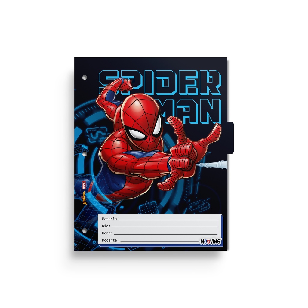 SEPARADOR ESCOLAR MOOVING X6 SPIDERMAN