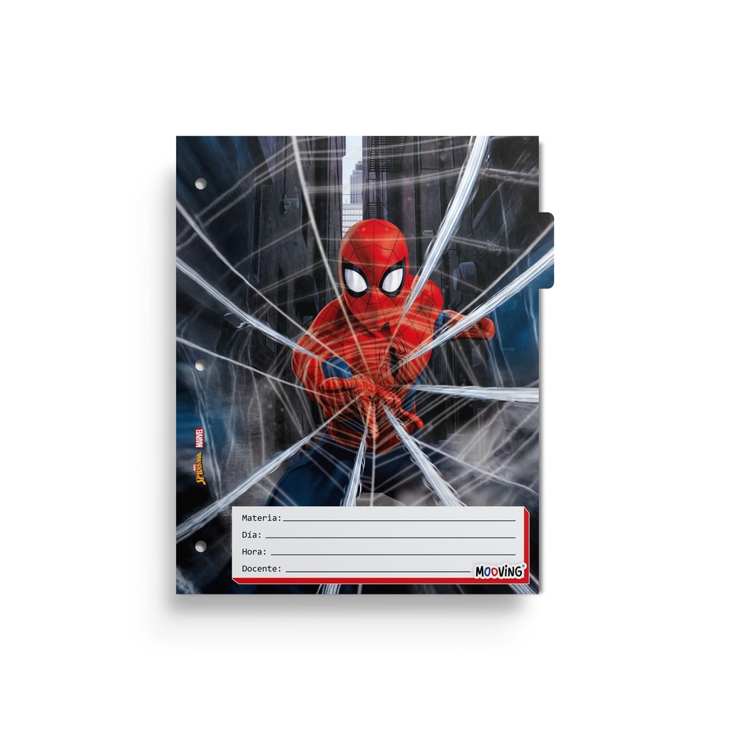 SEPARADOR ESCOLAR MOOVING X6 SPIDERMAN