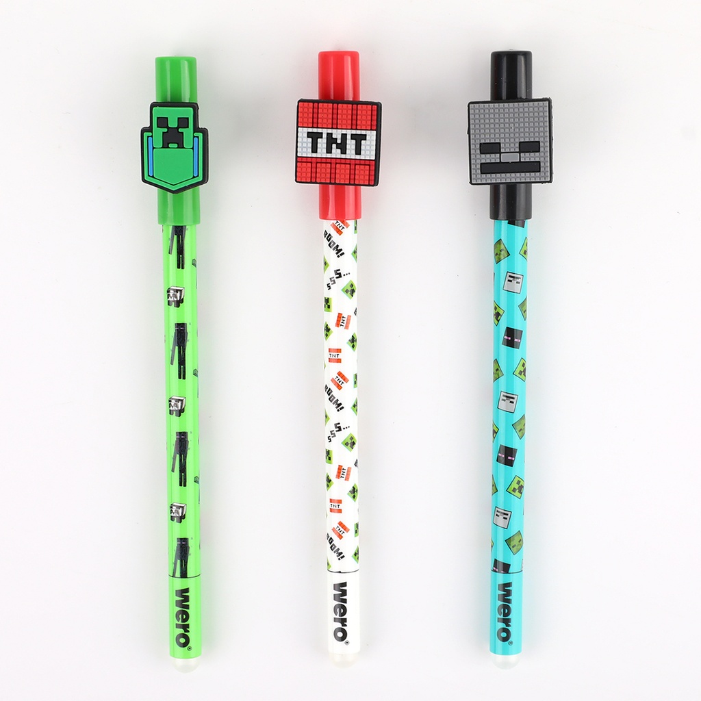 BOLIGRAFO WERO BORRABLE X1 MINECRAFT