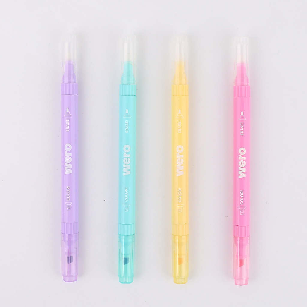 RESALTADOR WERO BORRABLE X1 PASTEL