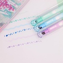 RESALTADOR WERO DOBLE PUNTA GLITTER + SELLO PAW