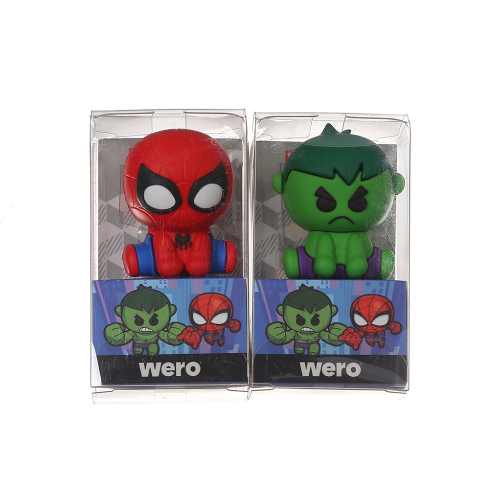 SACAPUNTAS WERO 3D X1 MARVEL