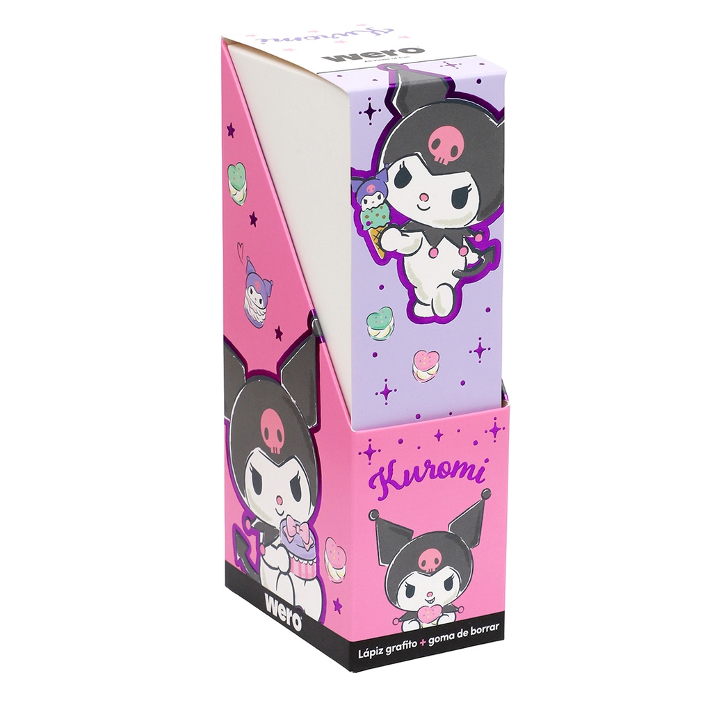 LAPIZ WERO CON GOMA X15 KUROMI