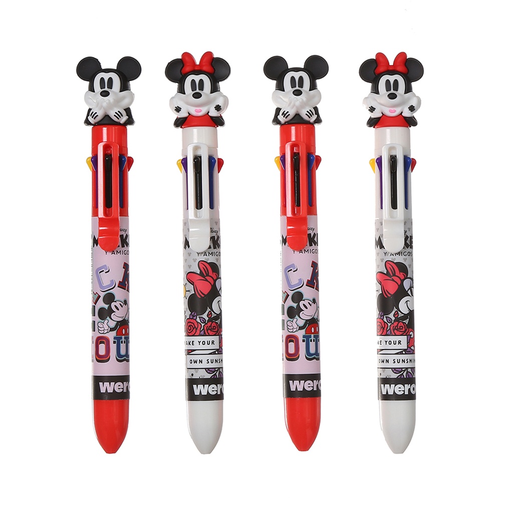 BOLIGRAFO WERO OCHO COLORES X1 MICKEY