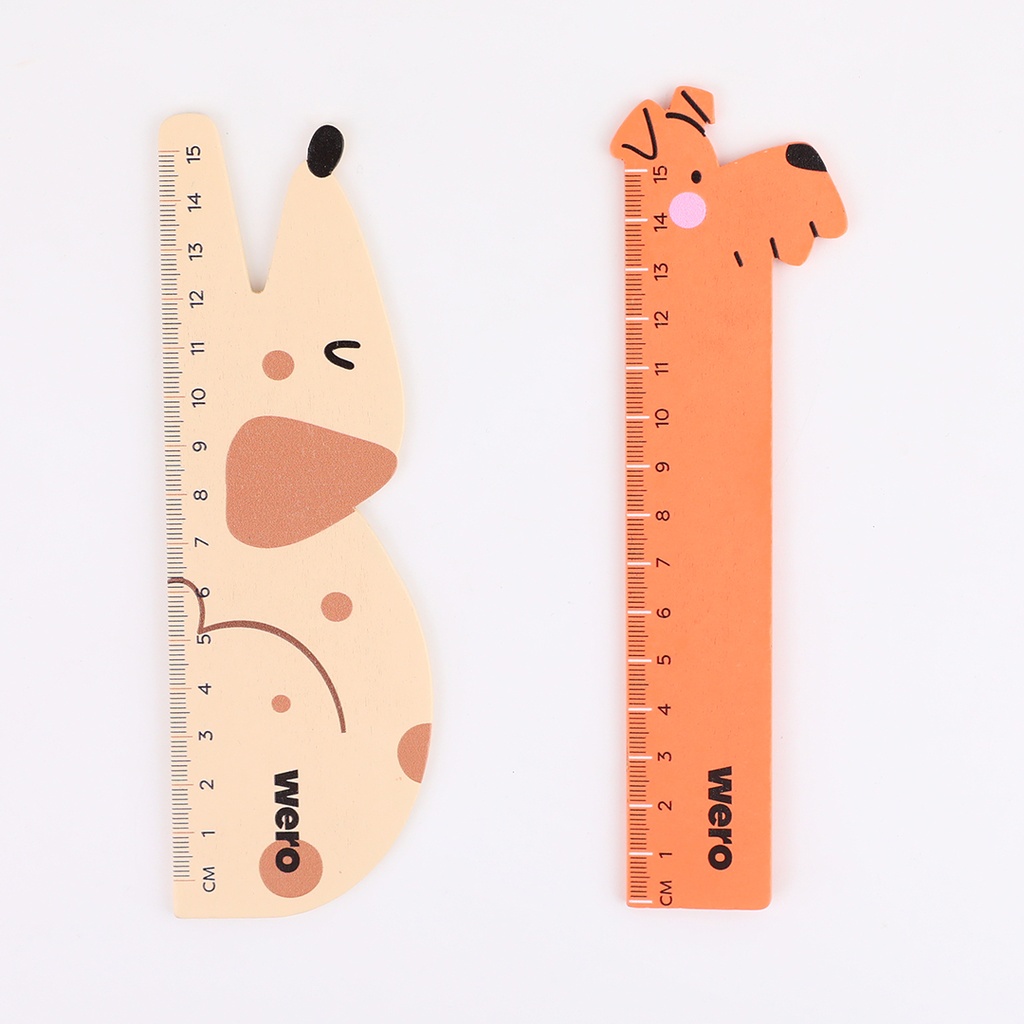 REGLA WERO MADERA 15CM X1 DOGS