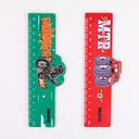 REGLA WERO MADERA 15CM X1 DINO-MTR