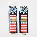 NOTAS ADHESIVAS WERO ENJOY, LUCKY BE NICE Y CIAO