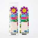 NOTAS ADHESIVAS WERO ENJOY, LUCKY BE NICE Y CIAO