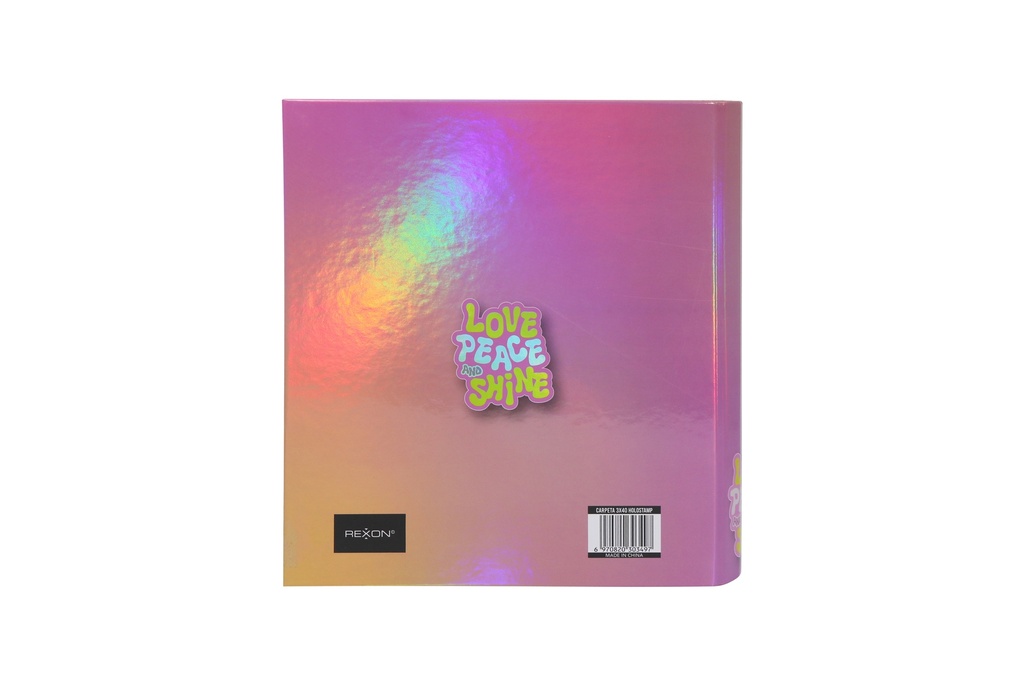 CARPETA 3X40 REXON LOVE, PEACE & SHINE