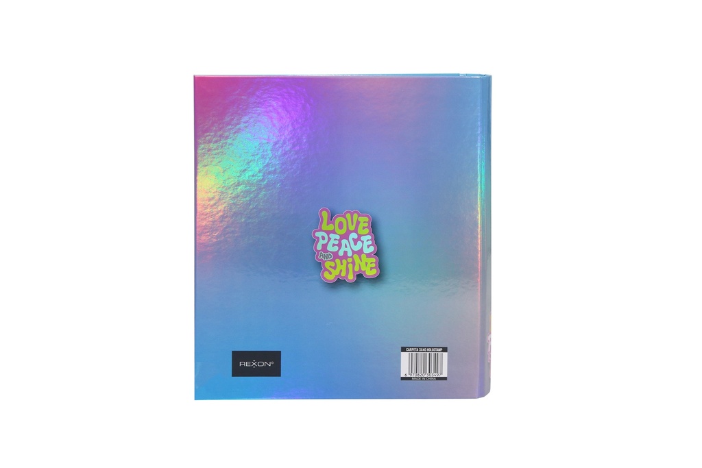 CARPETA 3X40 REXON LOVE, PEACE & SHINE