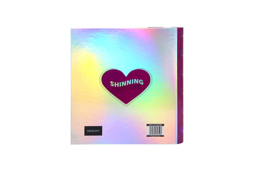 CARPETA 3X40 REXON SHINNING LETTER