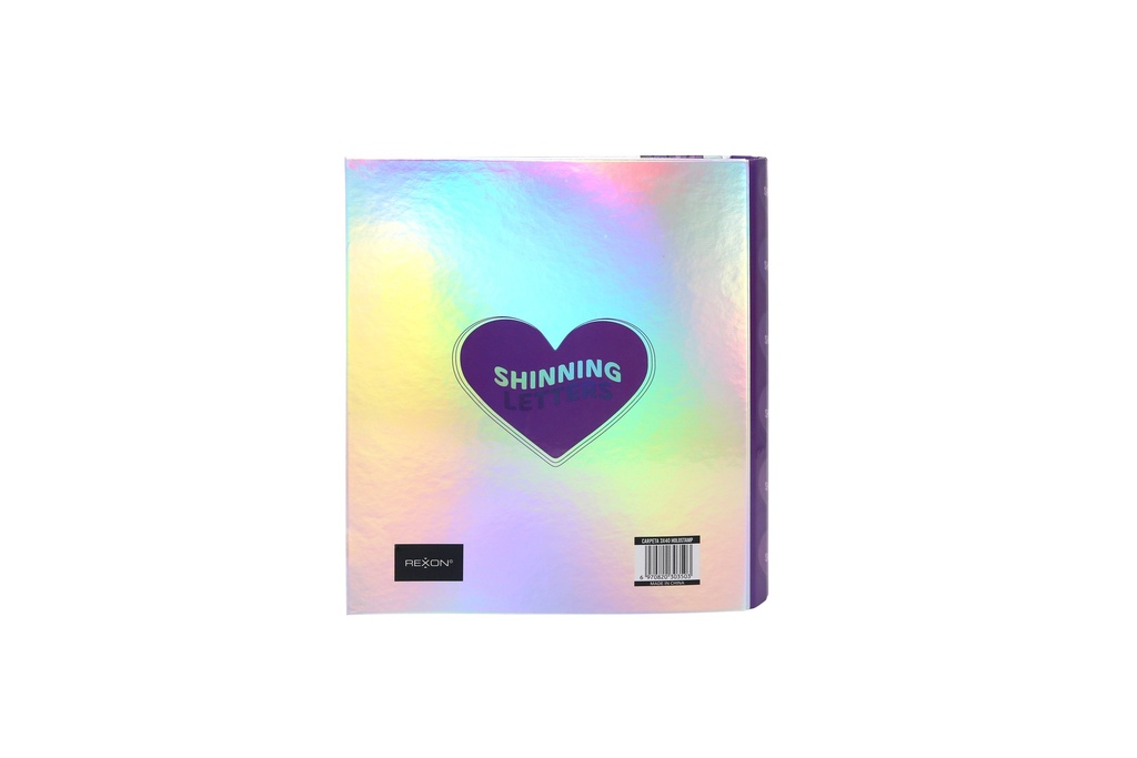 CARPETA 3X40 REXON SHINNING LETTER