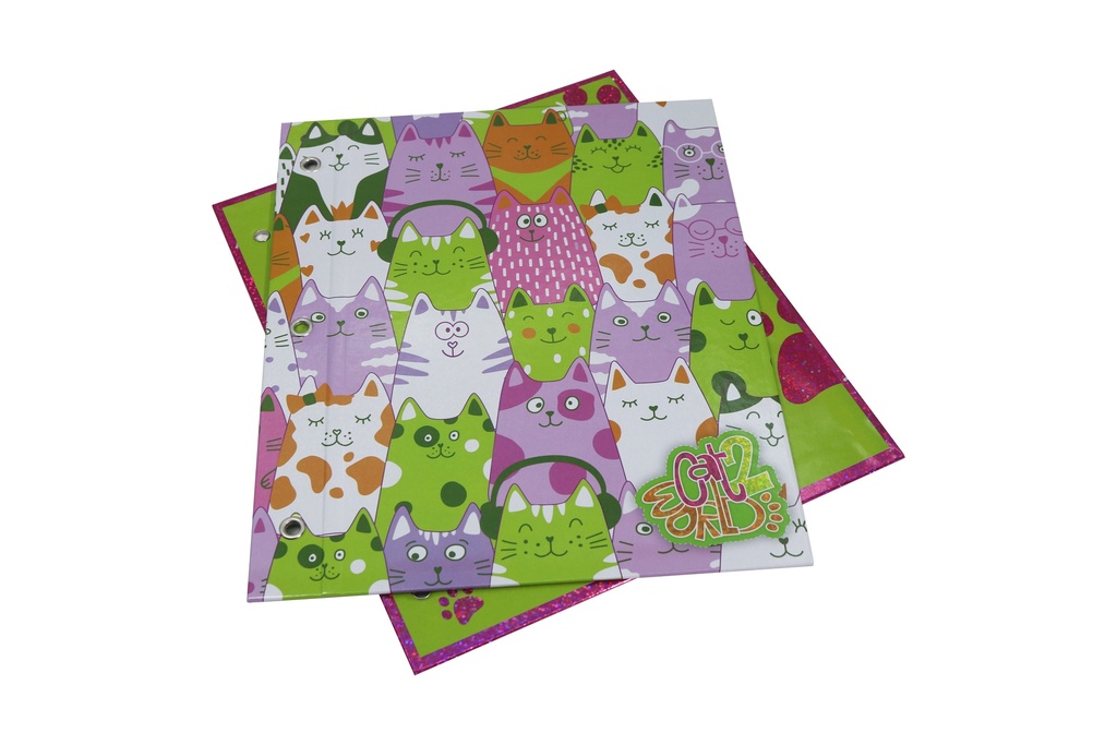 CARPETA 2 TAPAS Nº3 REXON CAT WORLD 2