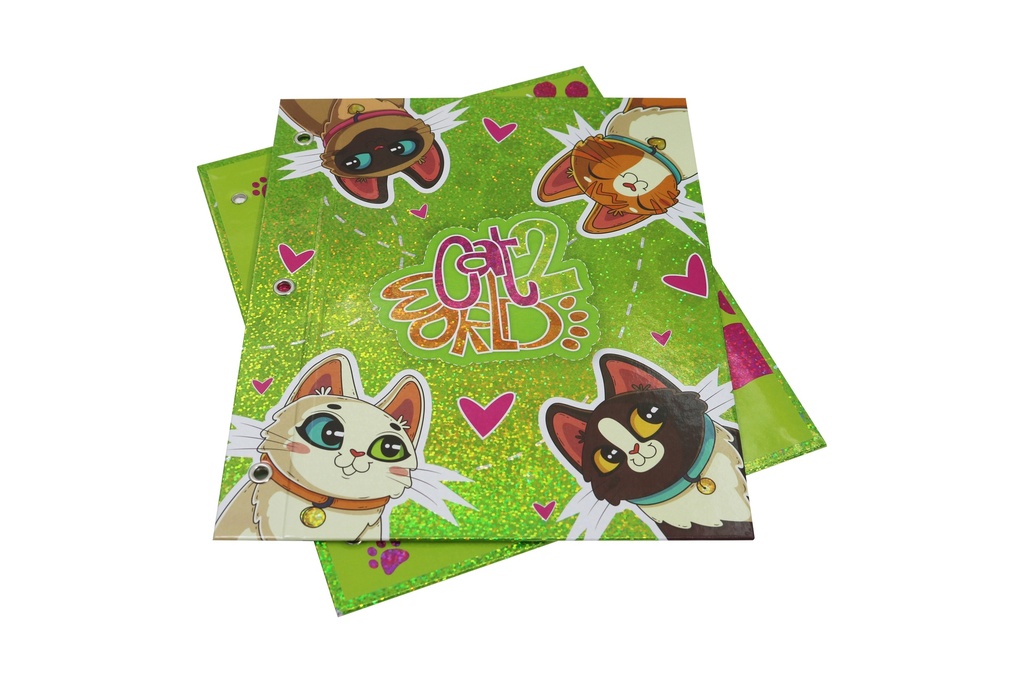 CARPETA 2 TAPAS Nº3 REXON CAT WORLD 2