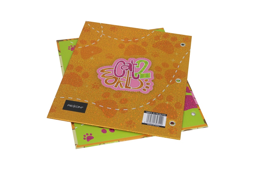 CARPETA 2 TAPAS Nº3 REXON CAT WORLD 2